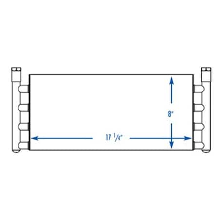 Aftermarket RTF Industrial /  Construction Oil Cooler Kit for Universal Products 10421S1